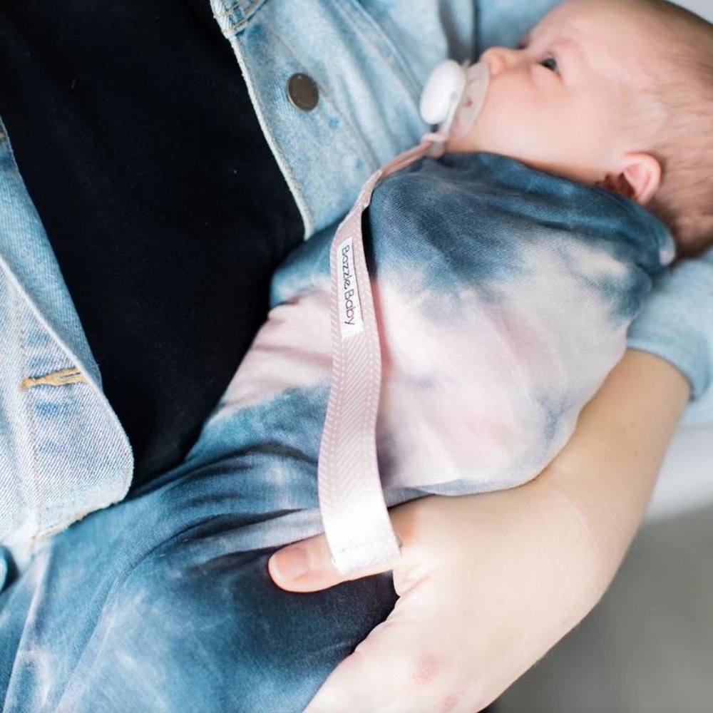 Bazzle Baby Tie-Dye Swaddle/Beanie Set
